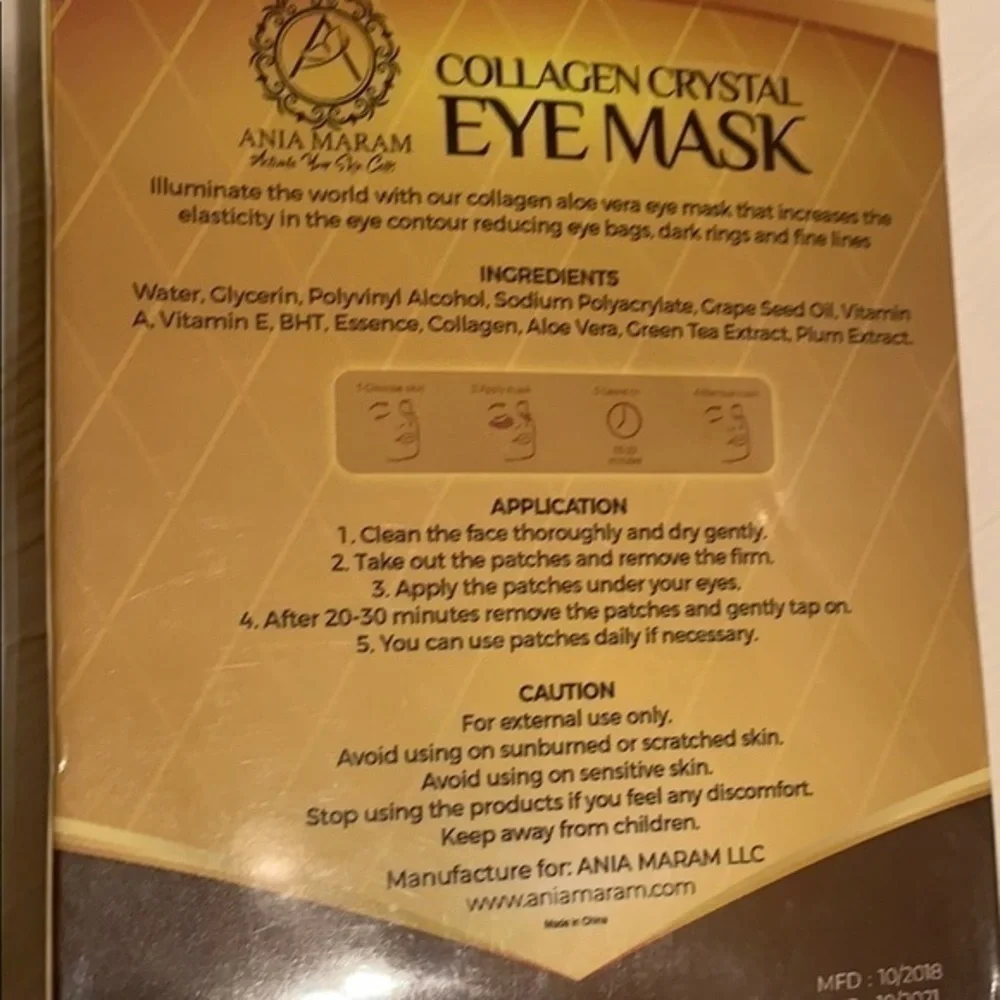 Collagen Crystal, EYE MASK